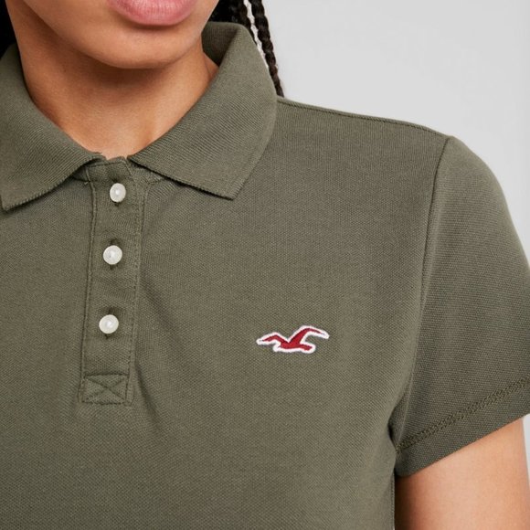 Hollister Brown Polo with Logo Size S - Picture 6 of 6